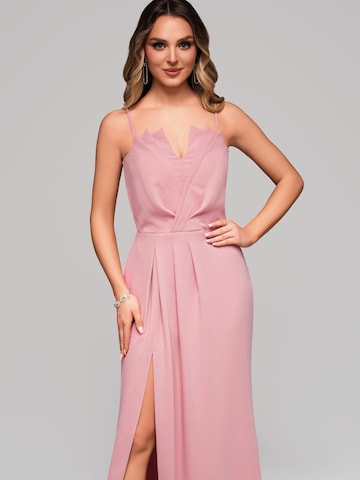 Ombre Evening dress in Pink