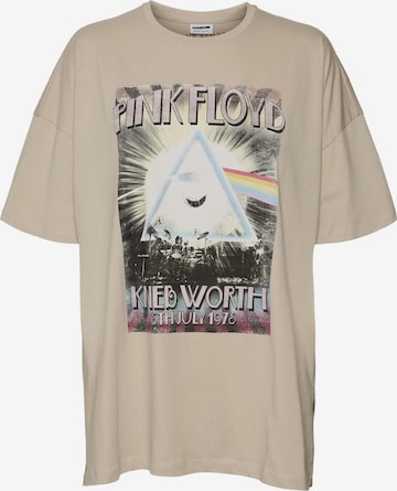 Noisy may Shirt 'Pink Floyd' in Beige: front