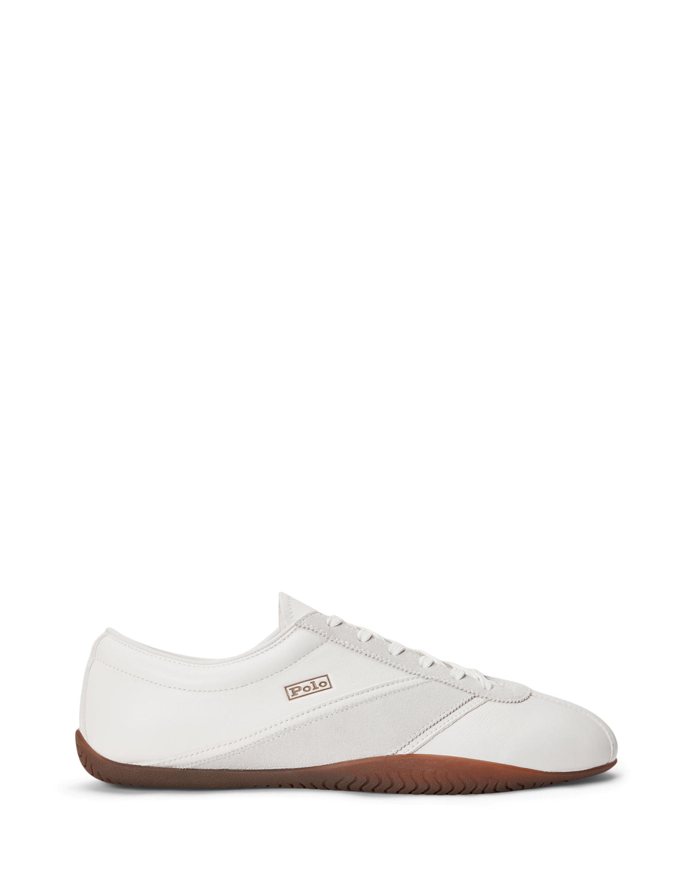 Sneaker bassa 'RL RACER' di Polo Ralph Lauren in bianco