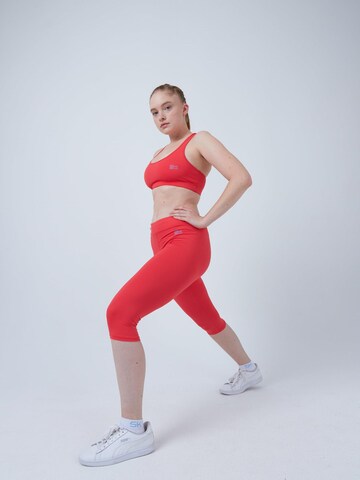 SPORTKIND Skinny Leggings '3/4 Leggings'‌‌‌‌‌ in Orange