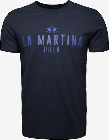 T-Shirt La Martina en bleu : devant