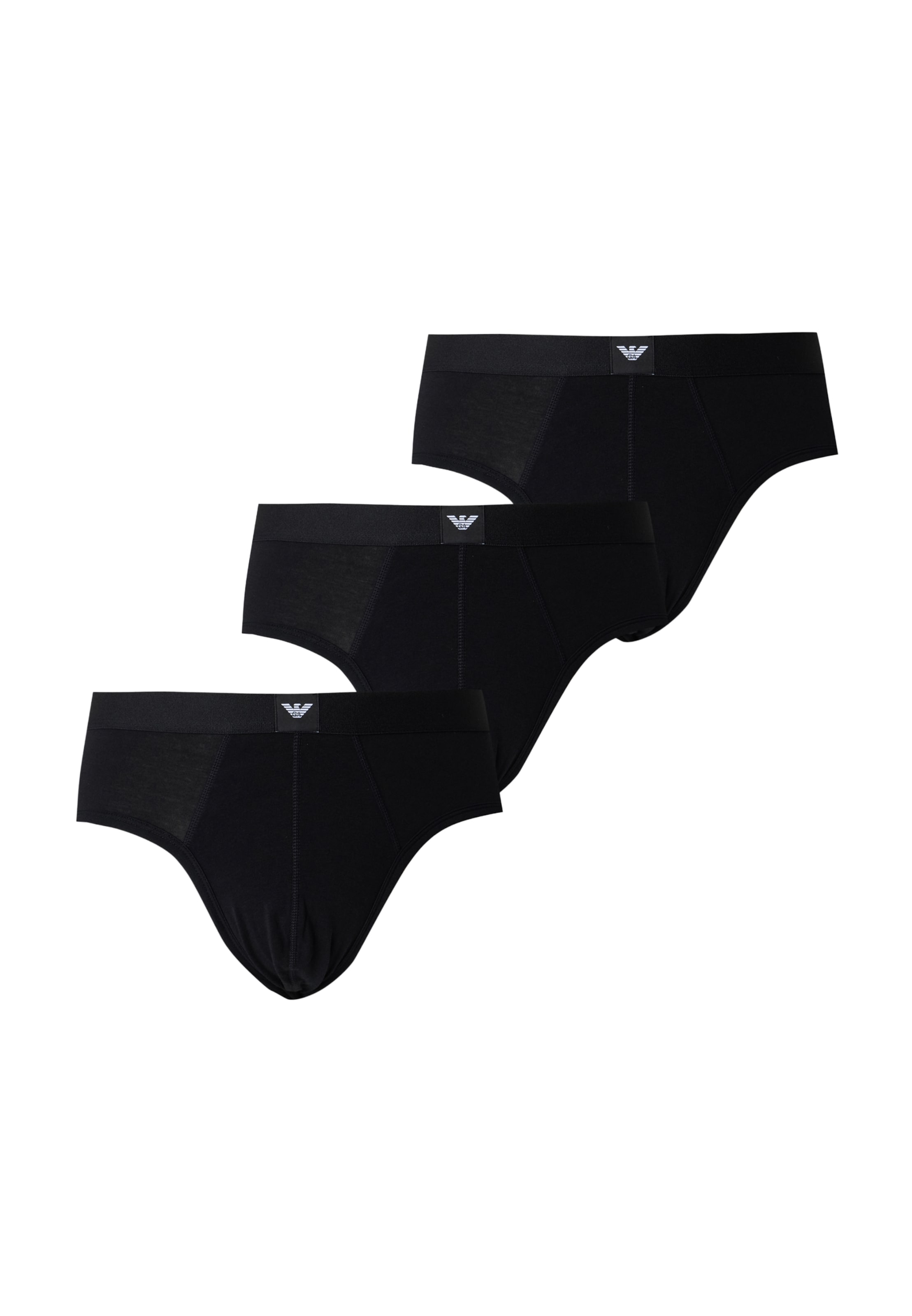 Emporio Armani - Cueca em preto: frente
