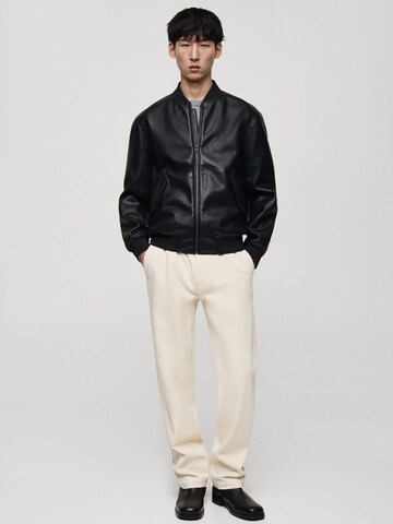 Veste mi-saison 'Pla' MANGO MAN en noir