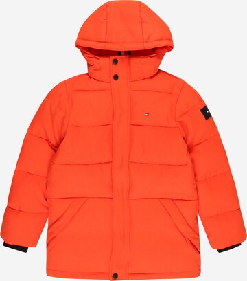 TOMMY HILFIGER Zimní bunda – oranžová: přední strana