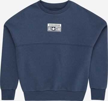 CONVERSE Sweatshirt in Blue: front