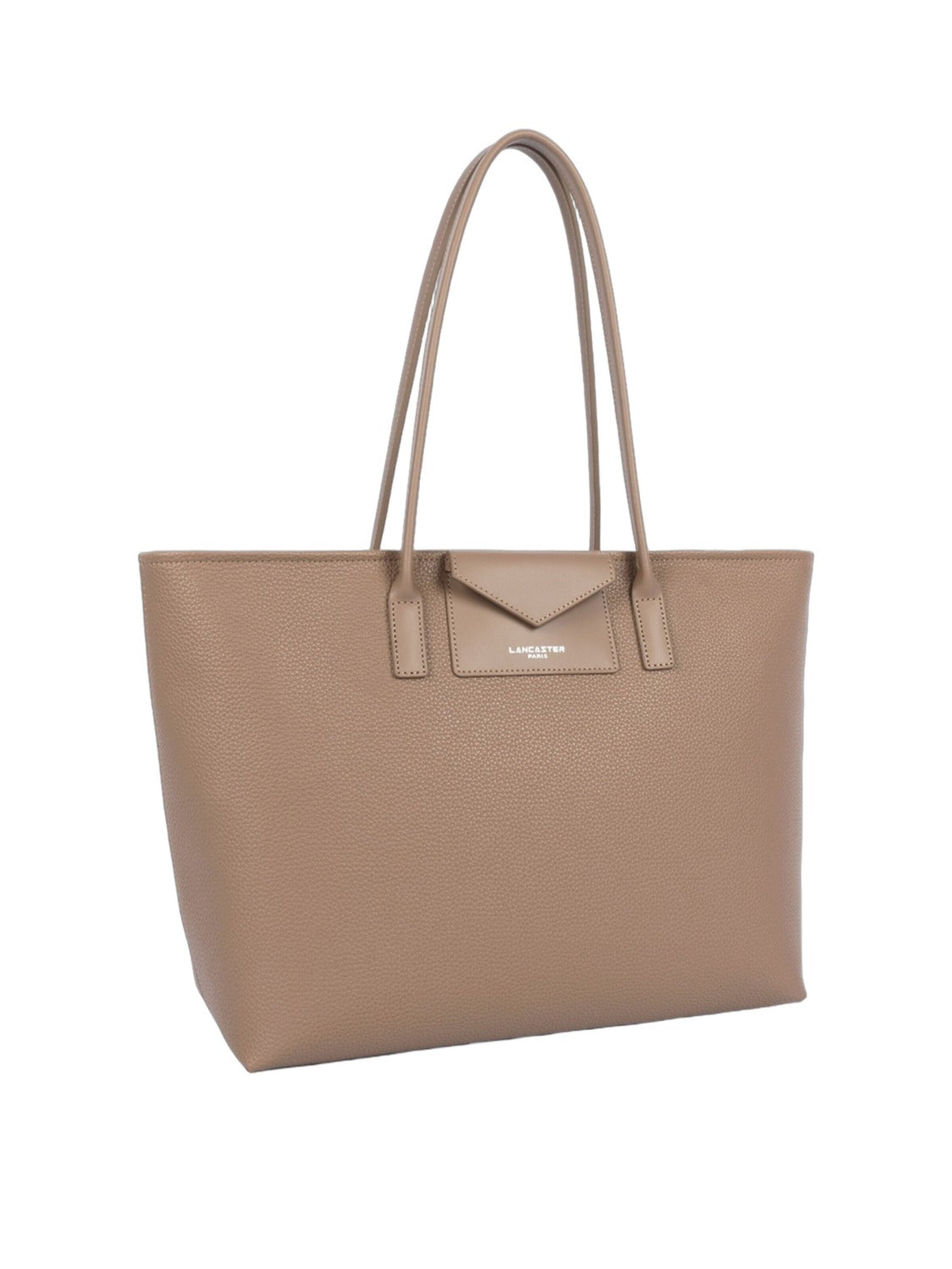 LANCASTER Paris - Shopper 'Lancaster Sac cabas épaule Zippé Maya Double KBA Praline' em bege