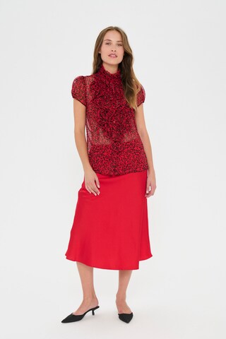 SAINT TROPEZ Shirts 'SZLilja' i rød