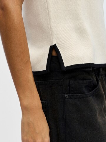 OBJECT Вязаный топ 'OBJViva' в Бежевый