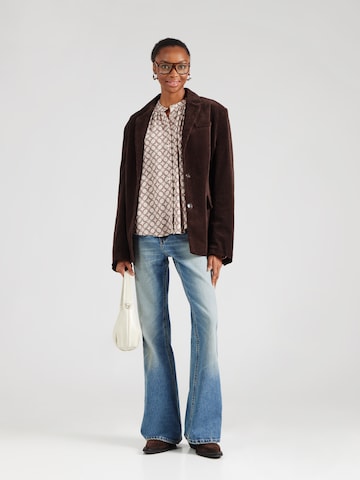 Emily Van Den Bergh Bluse in Braun