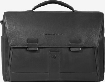 Piquadro Document Bag 'Carl ' in Black: front