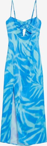 Bershka Poletna obleka | modra barva: sprednja stran