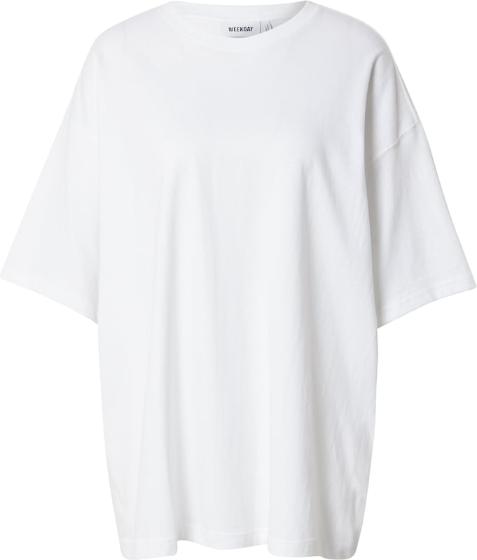 WEEKDAY T-Shirt 'Jen' in Weiß