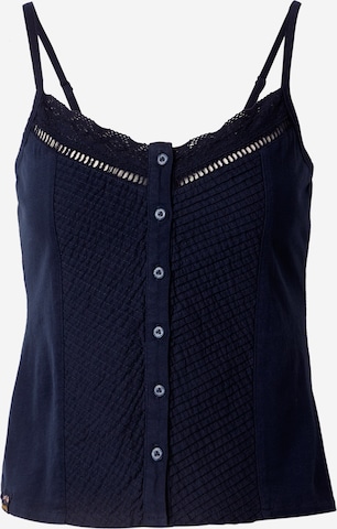 Haut Superdry en bleu : devant