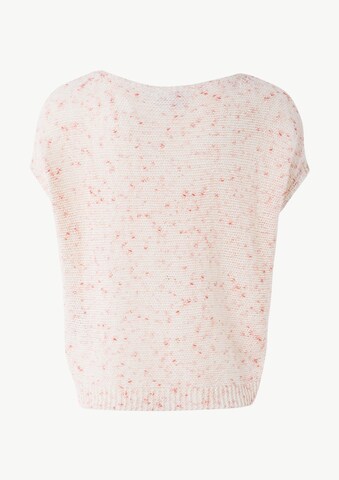 Pull-over comma casual identity en beige : derrière