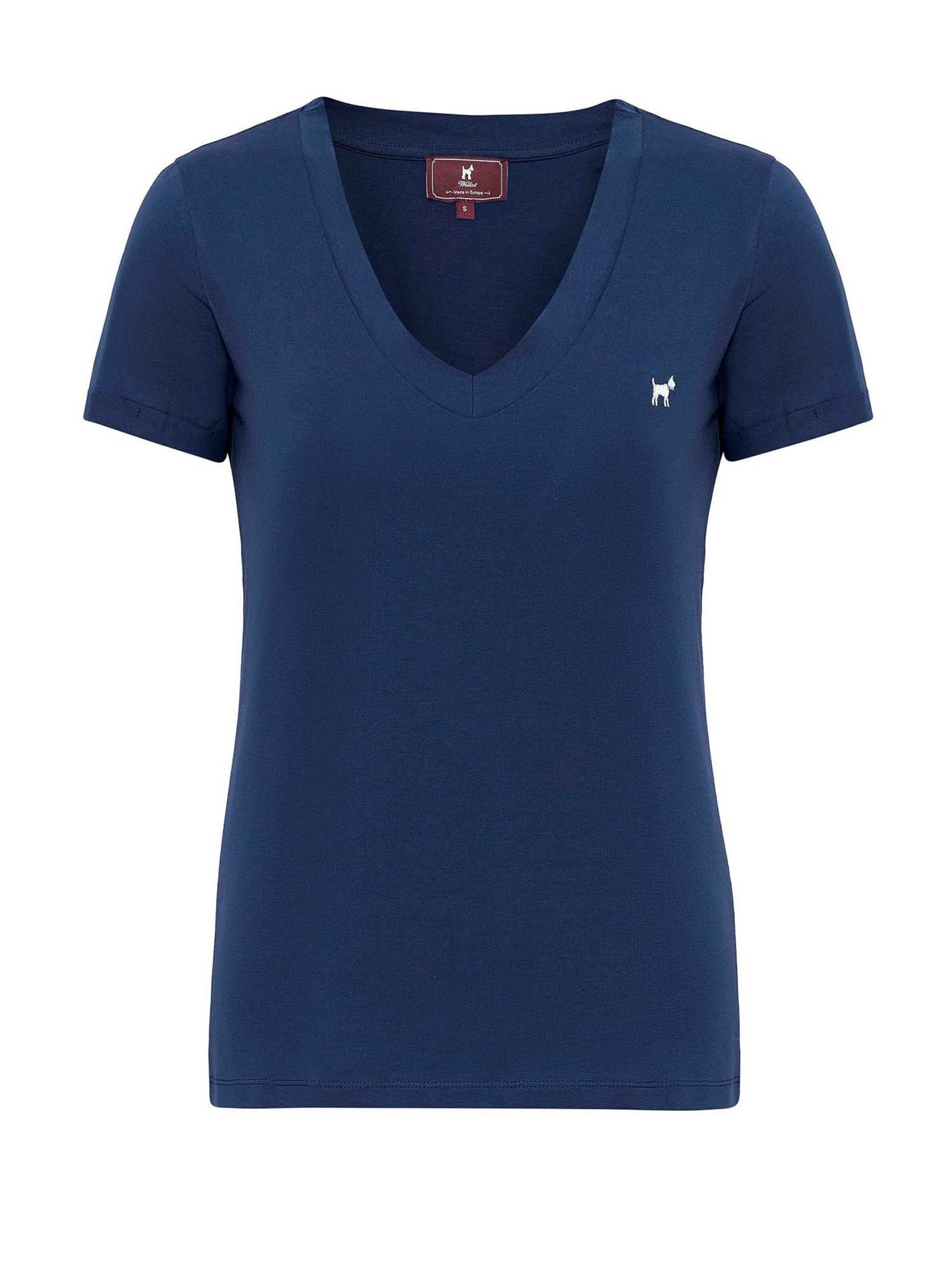 T-shirt Williot en bleu : devant