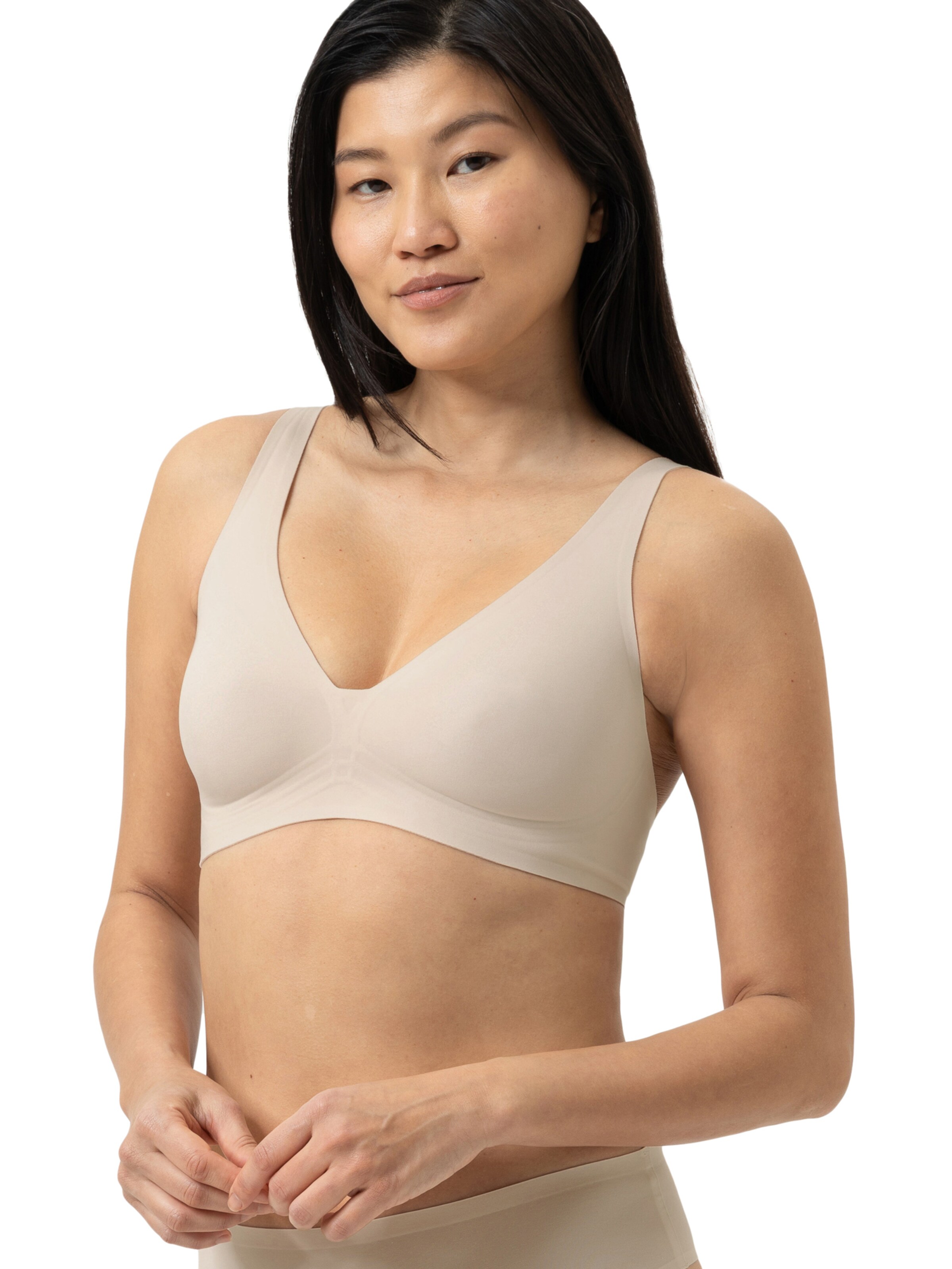 Mey Triangel BH 'Simply Better Invisibles' in Beige: Vorderseite