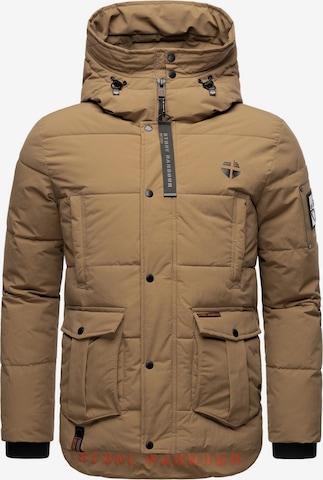STONE HARBOUR Winter Jacket 'Admaroo' in Brown