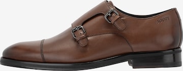 JOOP! - Zapatos con cordón 'Piatto Clyde Monk' en marrón: frente