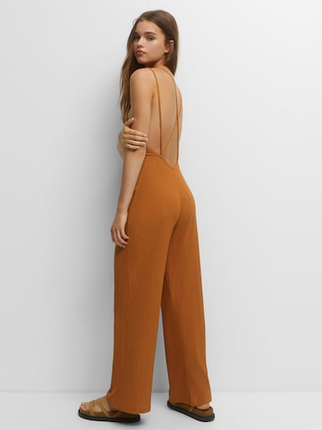 Pull&Bear Jumpsuit in Brown