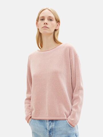 TOM TAILOR Pullover in Pink