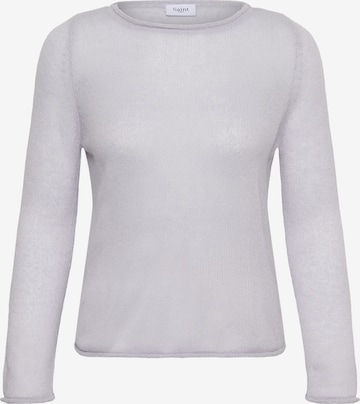 SAINT TROPEZ Pullover in Lila: Vorderseite