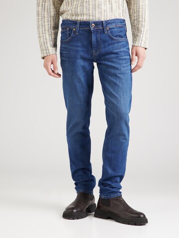 Pepe Jeans - Slimfit Vaquero 'Hatch' en azul: frente