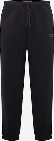 HOLLISTER Tapered Trousers in Black: front