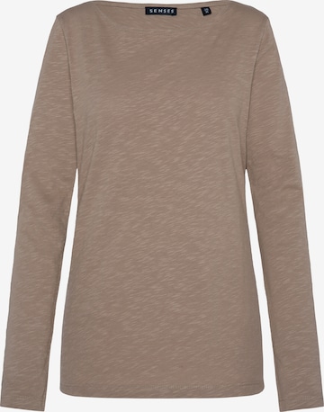 SENSES.THE LABEL Shirt in Beige: predná strana