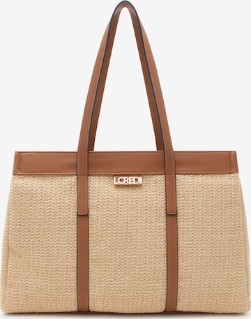 L.CREDI Ostoskassi 'Rosalie' värissä beige: etupuoli