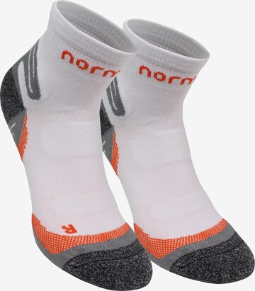 Chaussettes de sport normani en blanc