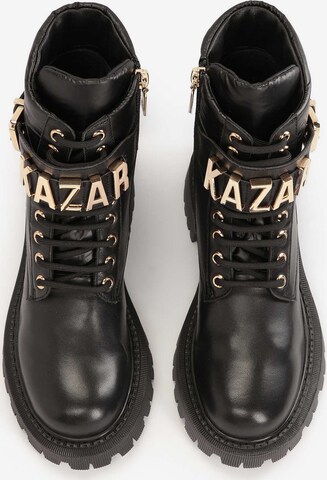 Kazar Lace-Up Ankle Boots in Black