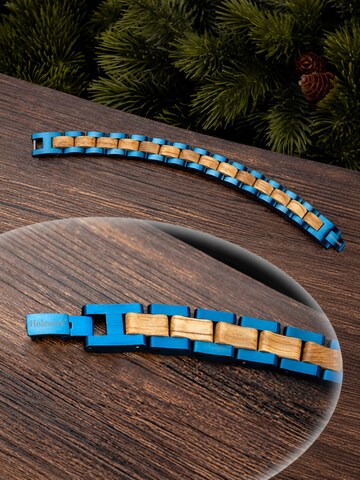 Holzwerk - Pulsera 'CHIEMSEE' en azul