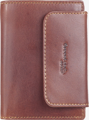 Greenland Nature Wallet in Brown: front