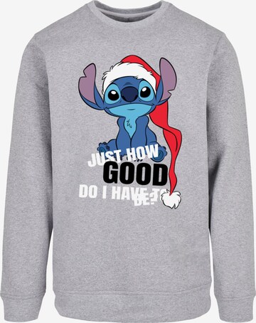 Sweat-shirt 'Lilo And Stitch - Just How Good' ABSOLUTE CULT en gris : devant