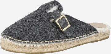 JUTELAUNE Mules in Grey: front