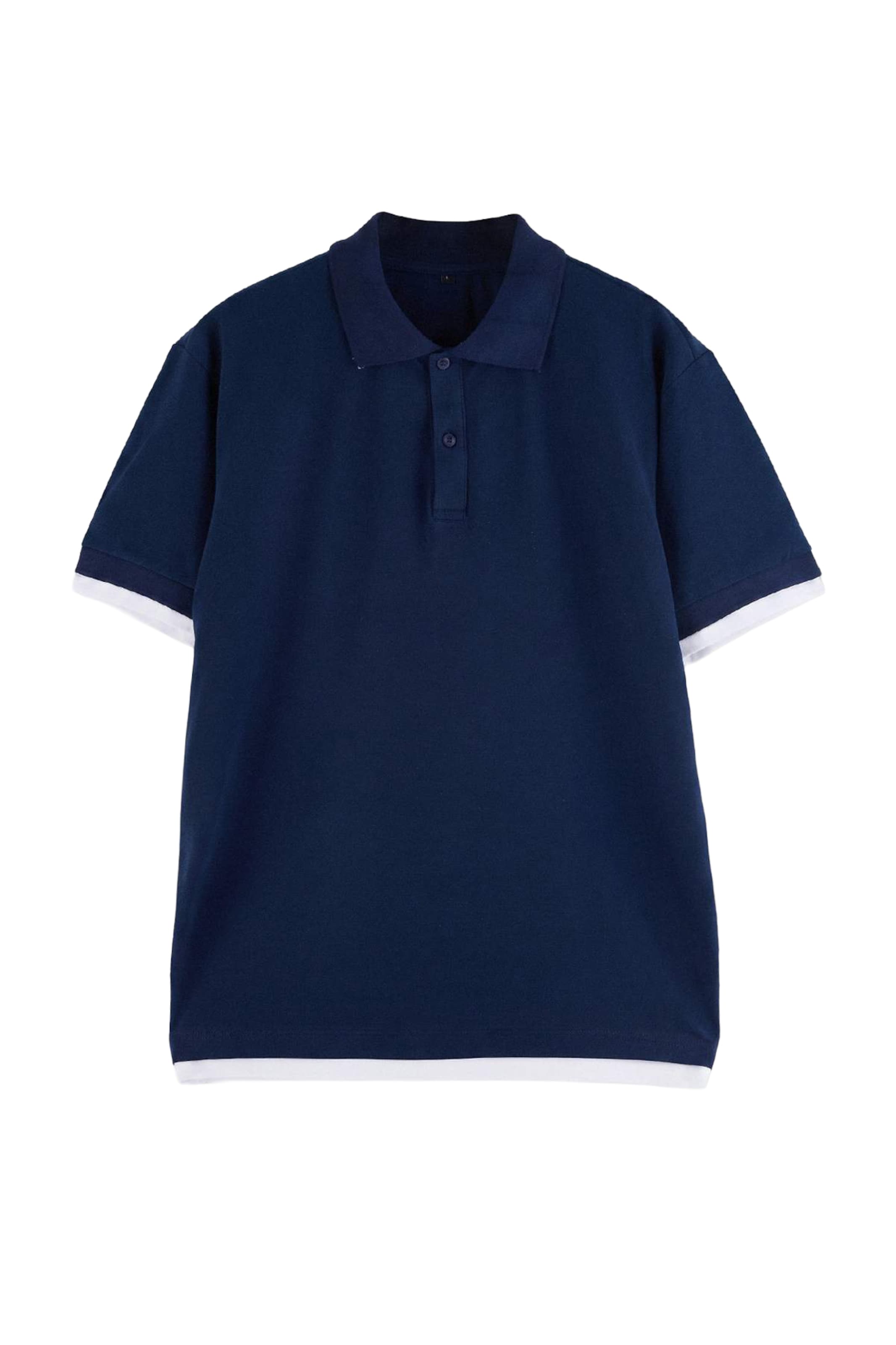 Trendyol Poloshirt in S in blau / weiß, Produktansicht