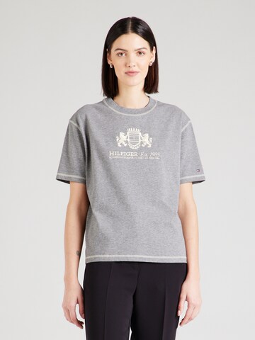 T-shirt 'NEAT' TOMMY HILFIGER en gris : devant