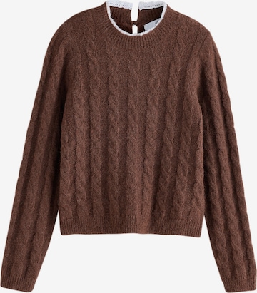 Pull-over Next en marron : devant