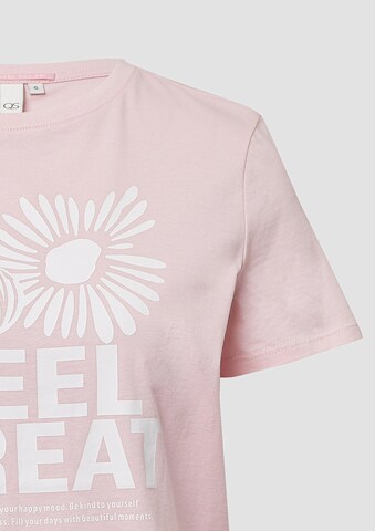 T-shirt QS en rose