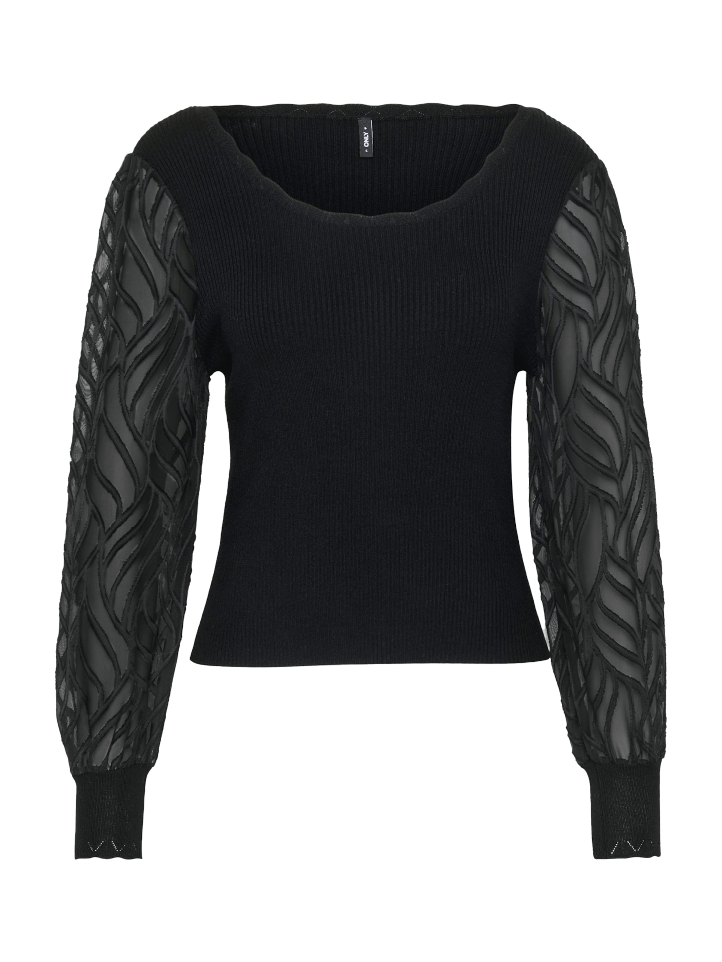 Only Petite Svetr 'ONLJULIE' – černá: přední strana