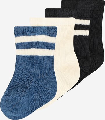Lindex Socks in Blue: front