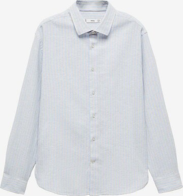 MANGO MAN Button Up Shirt 'Emma' in Blue: front