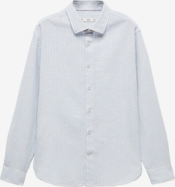 MANGO MAN Button Up Shirt 'Emma' in Blue: front