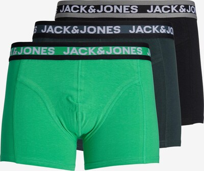 Boxeri 'ADRIAN' JACK & JONES pe gri fumuriu / verde jad / verde închis / negru, Vizualizare produs