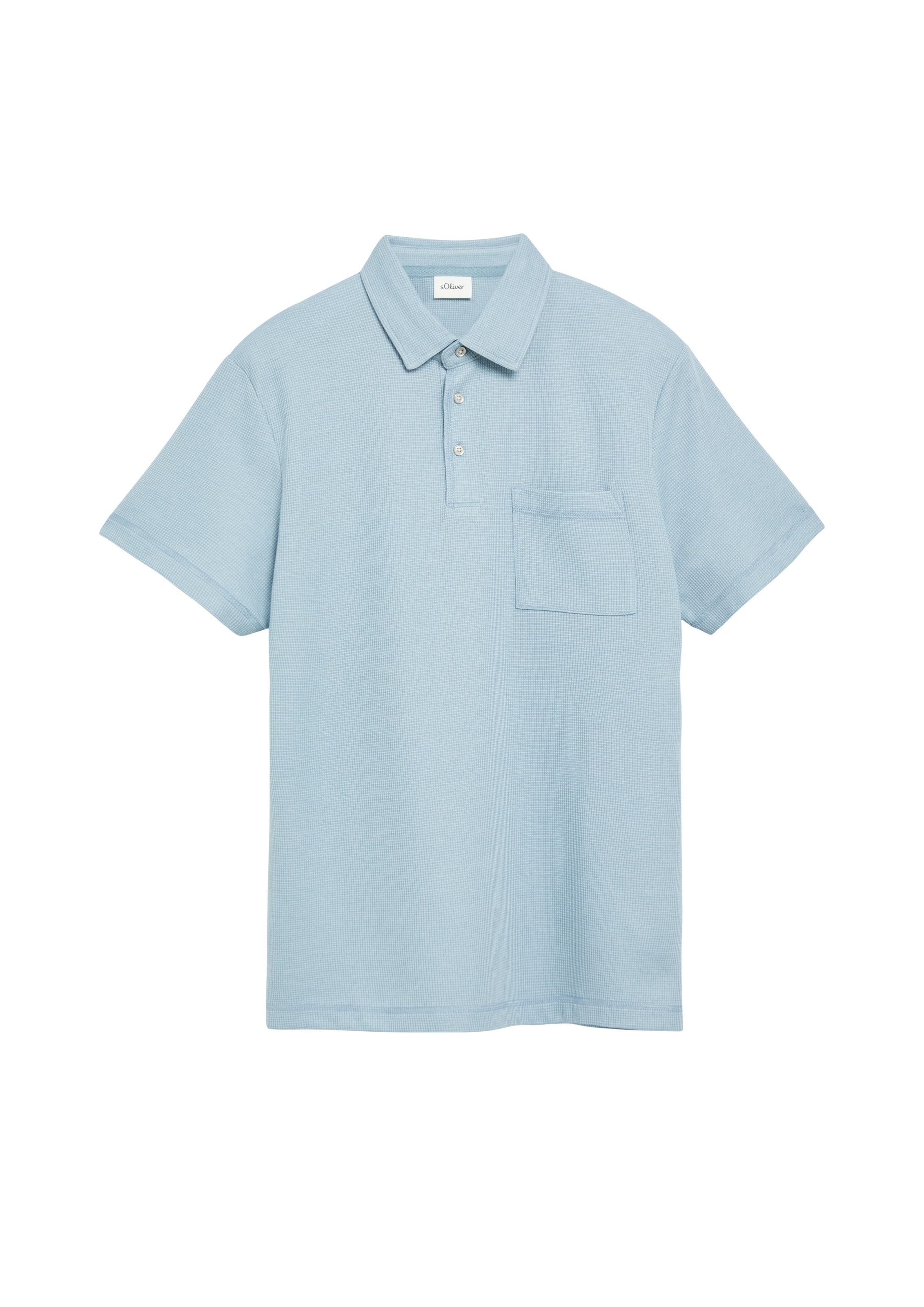 s.Oliver Poloshirt in Blau: Vorderseite
