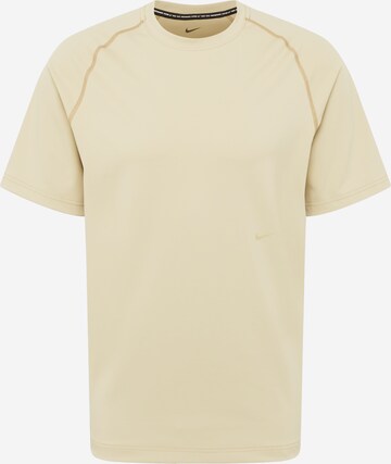 T-Shirt fonctionnel 'Axis' NIKE en beige : devant