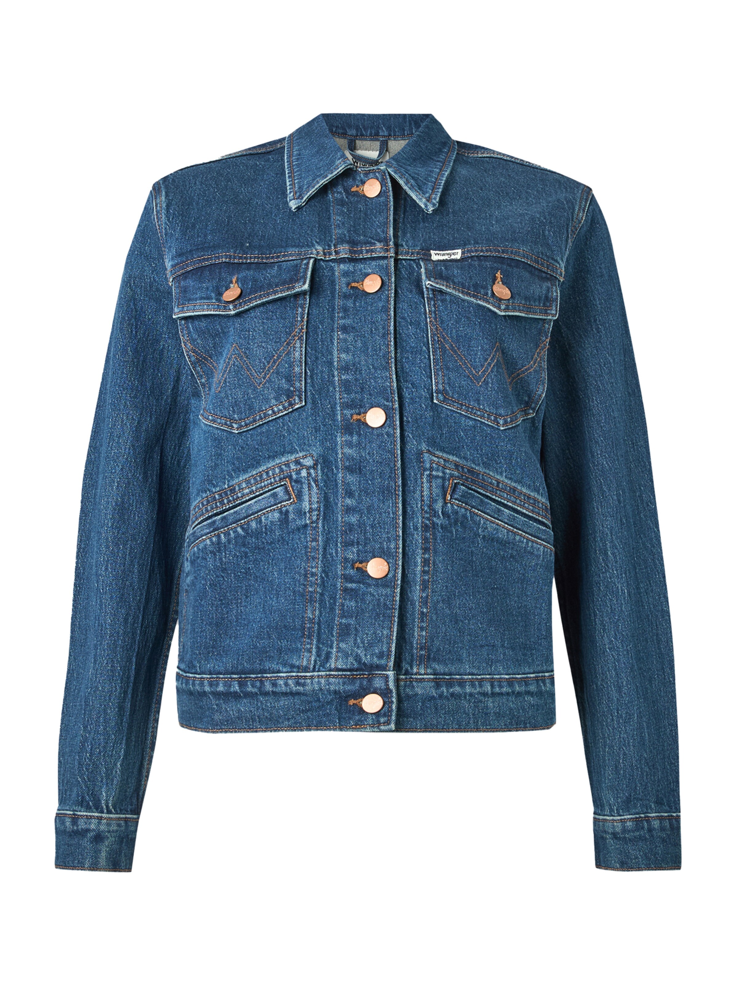 WRANGLER Átmeneti dzseki 'HERITAGE' - kék: elől