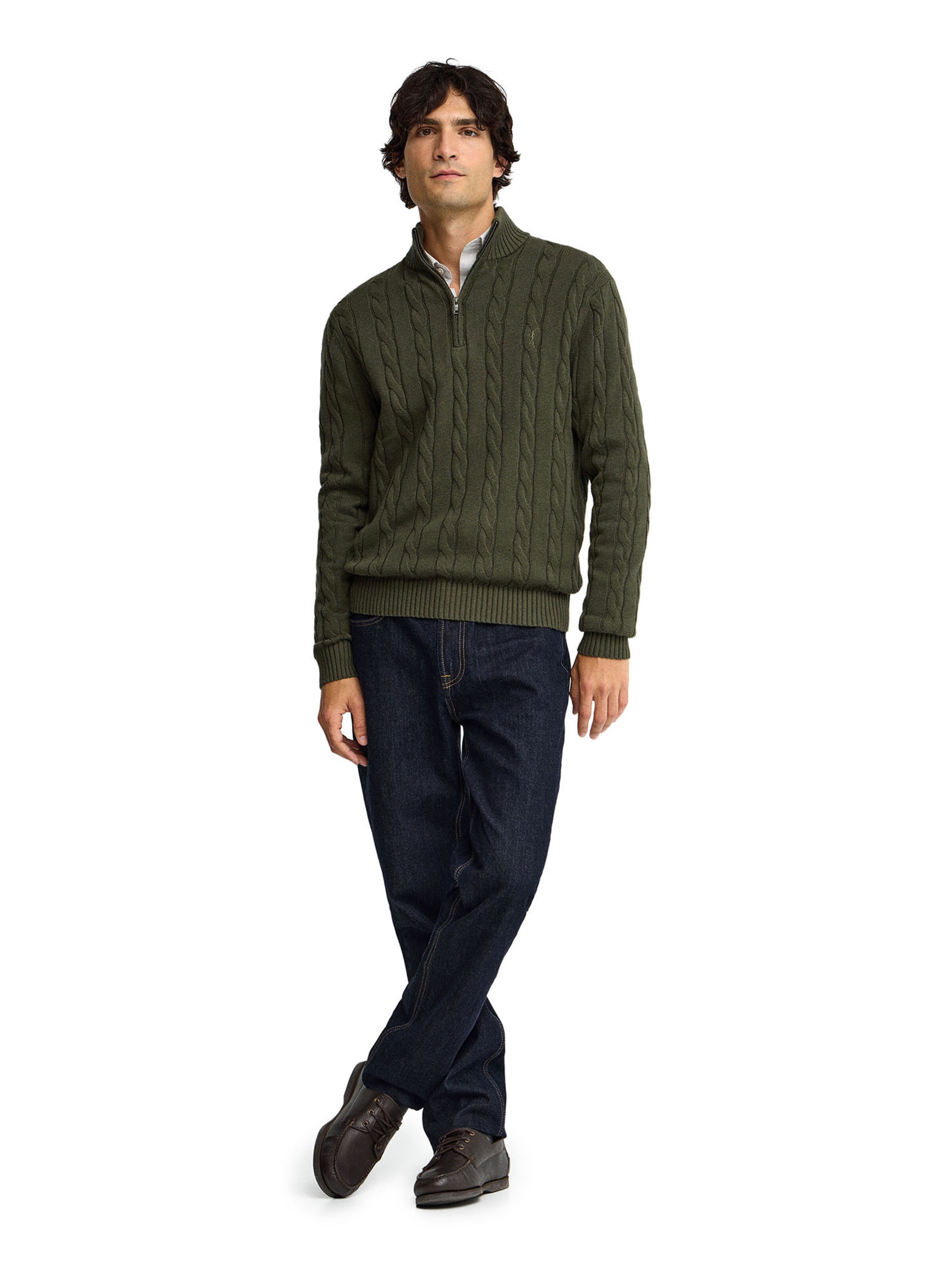 Polo Club Pullover ' RIGBY' in Grün