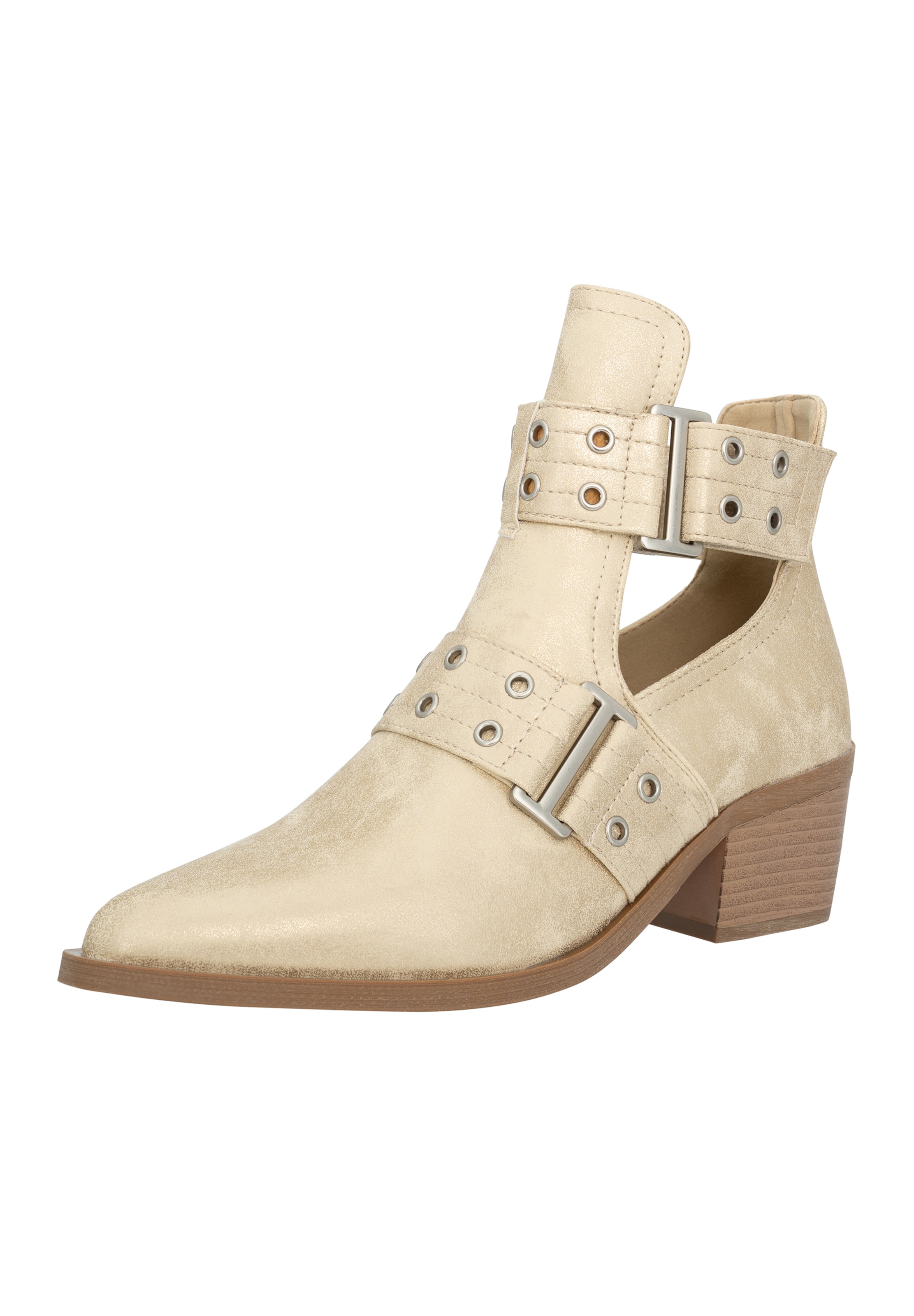 Salinyang Ankelstøvler i guld: forside