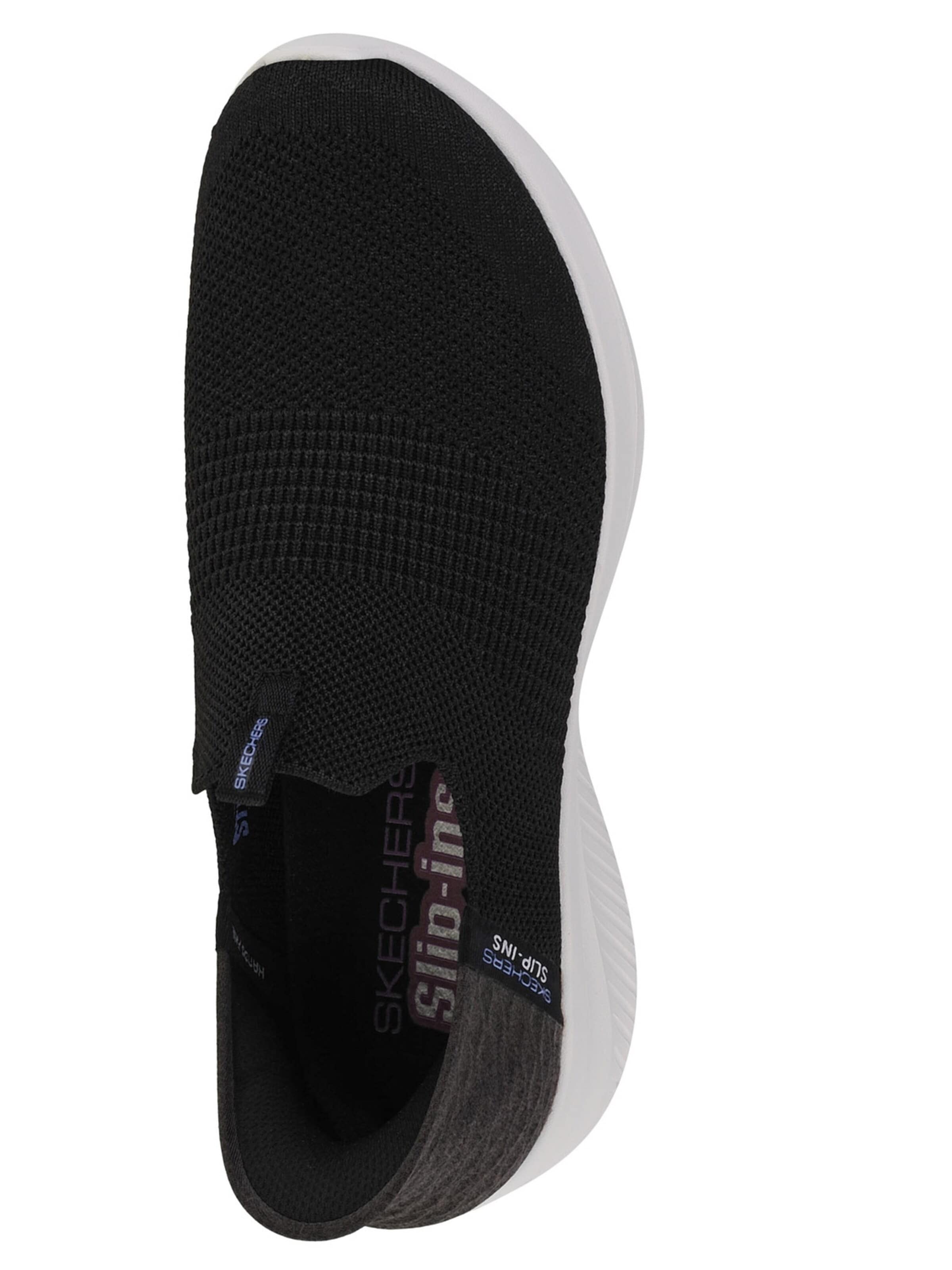 SKECHERS Slip-on 'Slip-Ins Ultra Flex 3.0 Smooth Step' in Zwart